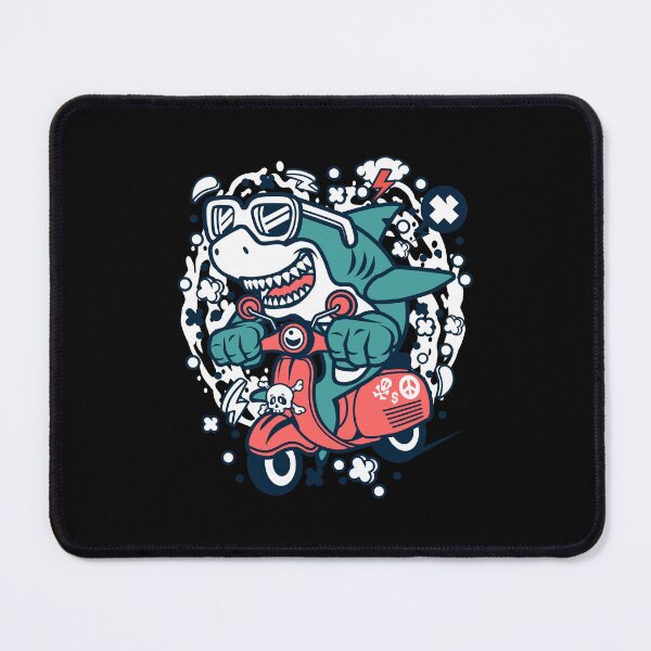 Item preview, shark scooterist designed and sold by ManikRaja.