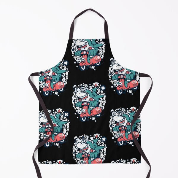 Item preview, shark scooterist designed and sold by ManikRaja.