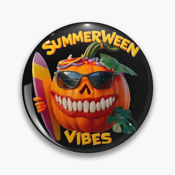 Item preview, Summerween Vibes Spooky Summer Pumpkin designed and sold by box-artshop.