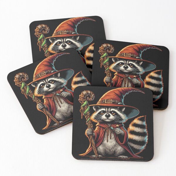 Item preview, Raccoon Wizard designed and sold by TomFrontierArt.