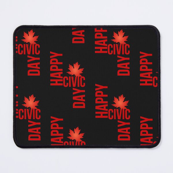 Item preview, Happy Civic Day - Red Maple Leaf - First Monday designed and sold by InspiredCreatives.