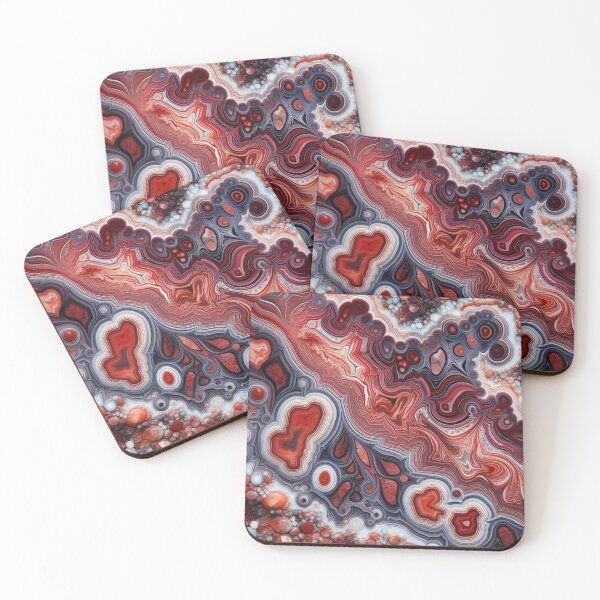 Item preview, Amazing Jasper Red Pattern: A Bold and Elegant Fabric Design designed and sold by Rui Fernandes.