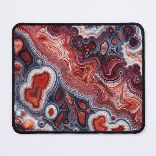 Item preview, Amazing Jasper Red Pattern: A Bold and Elegant Fabric Design designed and sold by Rui Fernandes.