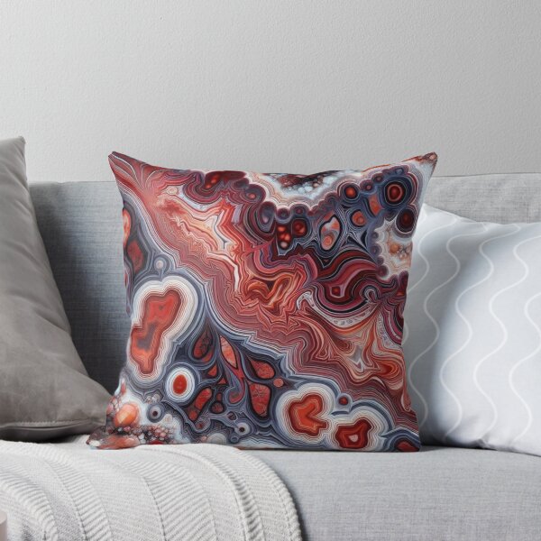 Item preview, Amazing Jasper Red Pattern: A Bold and Elegant Fabric Design designed and sold by Rui Fernandes.