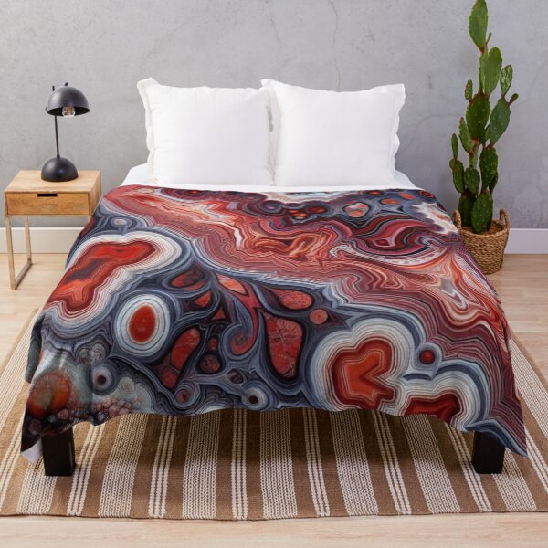 Item preview, Amazing Jasper Red Pattern: A Bold and Elegant Fabric Design designed and sold by Rui Fernandes.