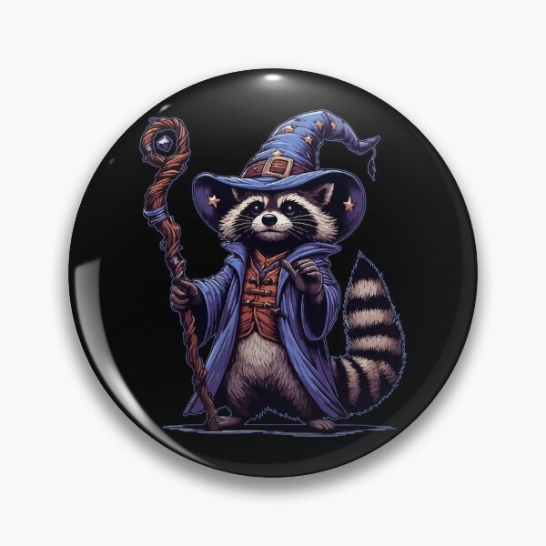 Item preview, Raccoon Wizard Fantasy designed and sold by TomFrontierArt.