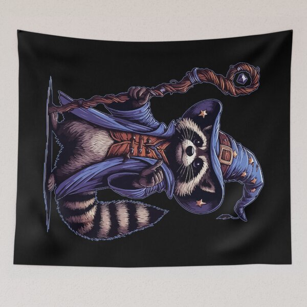 Item preview, Raccoon Wizard Fantasy designed and sold by TomFrontierArt.