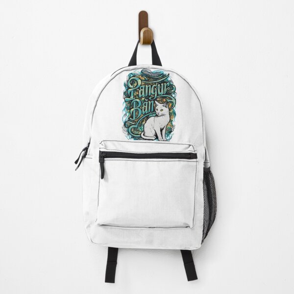 Item preview, Pangur Bán White Cat Celtic Irish Poem designed and sold by CELTIC-DESIGNS.