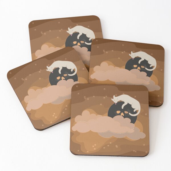 Item preview, Cat on the midnight moon  designed and sold by Thalia Roman.