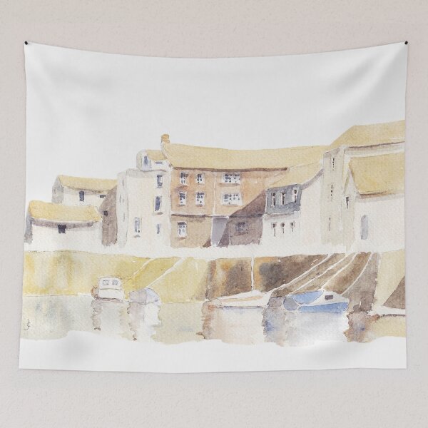 Item preview, Falmouth harbour mixed media painting for charity designed and sold by JayTCee.