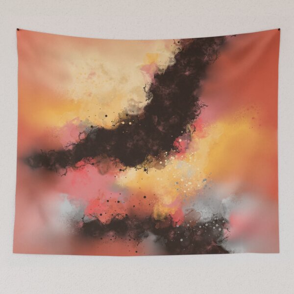 Item preview, Dynamic Skies - Orange Yellow Pink Red Abstract designed and sold by Joey Santiago.