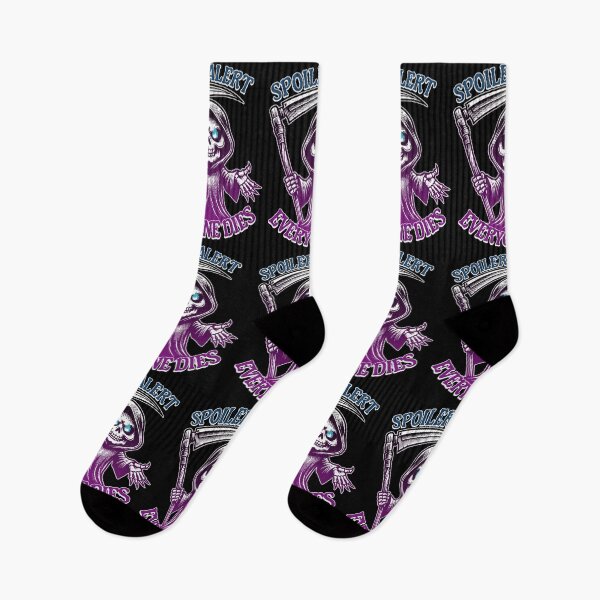 Item preview, Spoiler Alert: Everyone Dies - Funny Dark Grim Reaper Sarcams Humor Gift  designed and sold by InkyGenies.