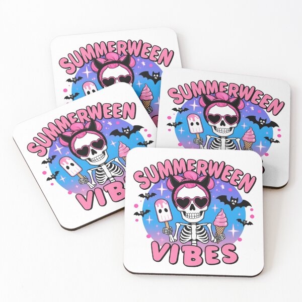 Item preview, Cute Summerween Vibes Skeleton Ice Cream Summer Vacation For Women designed and sold by VividPrints Store (+7k ⭐⭐⭐⭐⭐).
