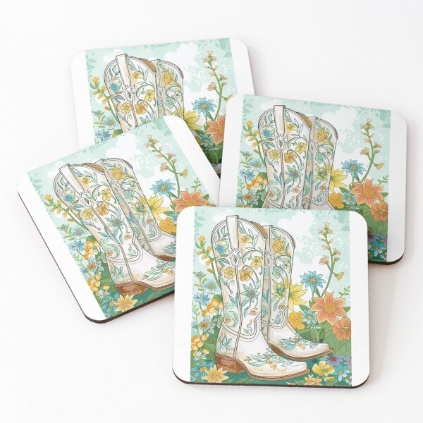 Item preview, Cowgirl Boots in the Meadow designed and sold by PaperieJennifer.