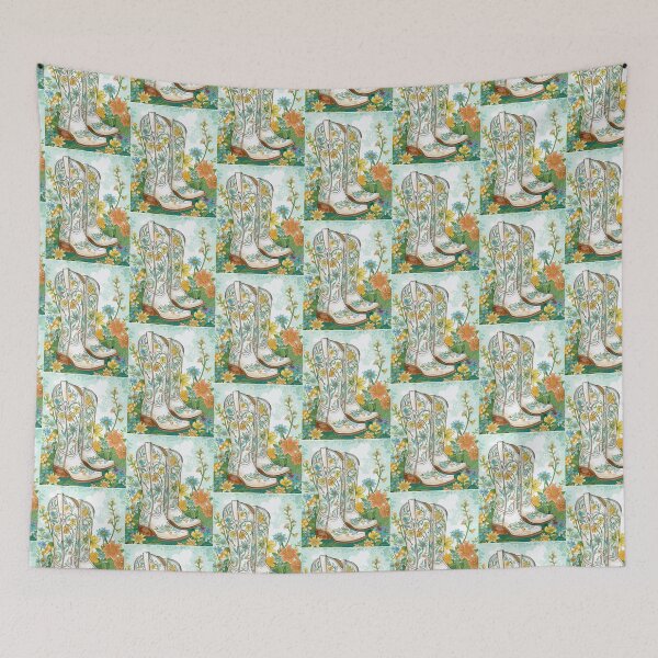 Item preview, Cowgirl Boots in the Meadow designed and sold by PaperieJennifer.