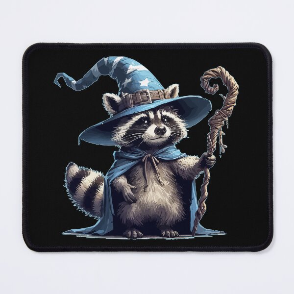 Item preview, Funny Raccoon Wizard Fantasy designed and sold by TomFrontierArt.
