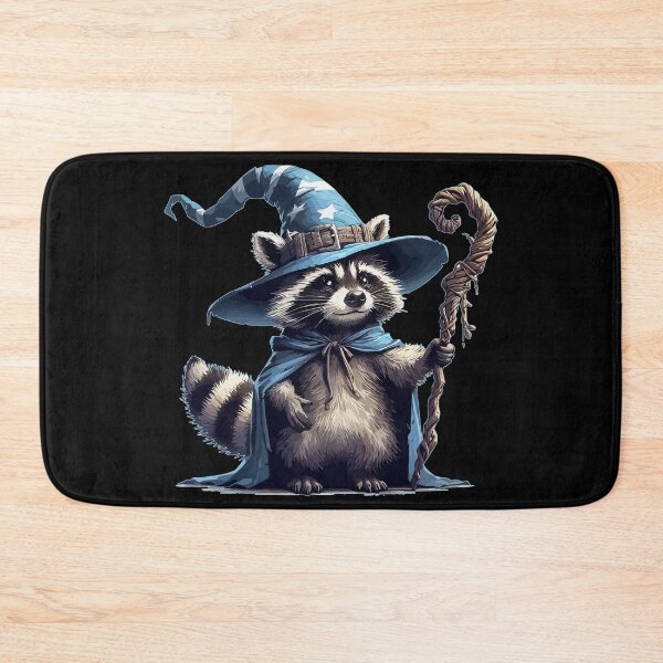 Item preview, Funny Raccoon Wizard Fantasy designed and sold by TomFrontierArt.