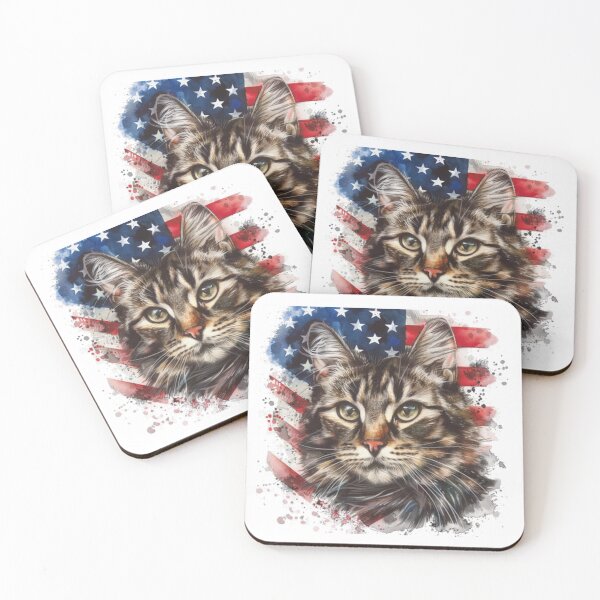 Item preview, Purrfectly Patriotic designed and sold by TeeworldDeluxe.