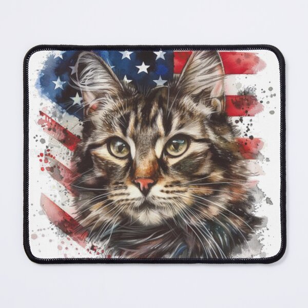 Item preview, Purrfectly Patriotic designed and sold by TeeworldDeluxe.