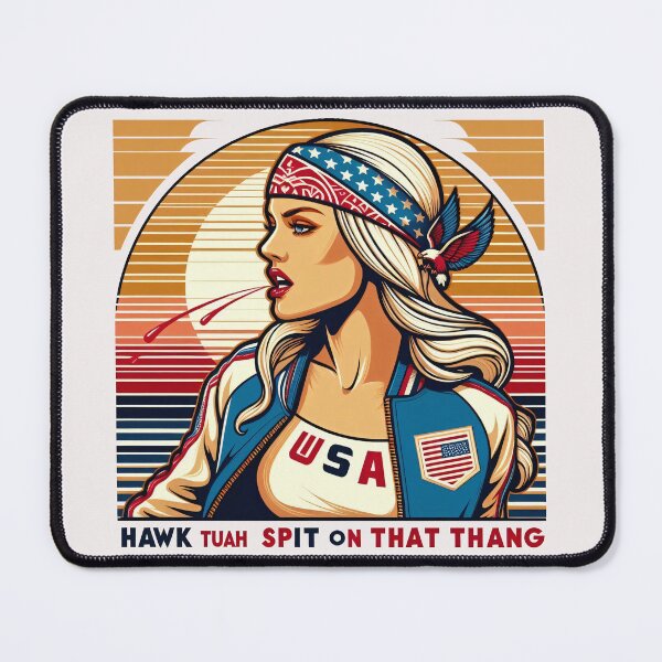 Item preview, hawk tuah spit in that thang meme designed and sold by zoughlal.