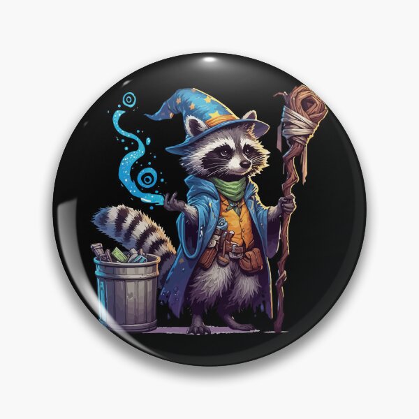 Item preview, Raccoon Trash Wizard designed and sold by TomFrontierArt.