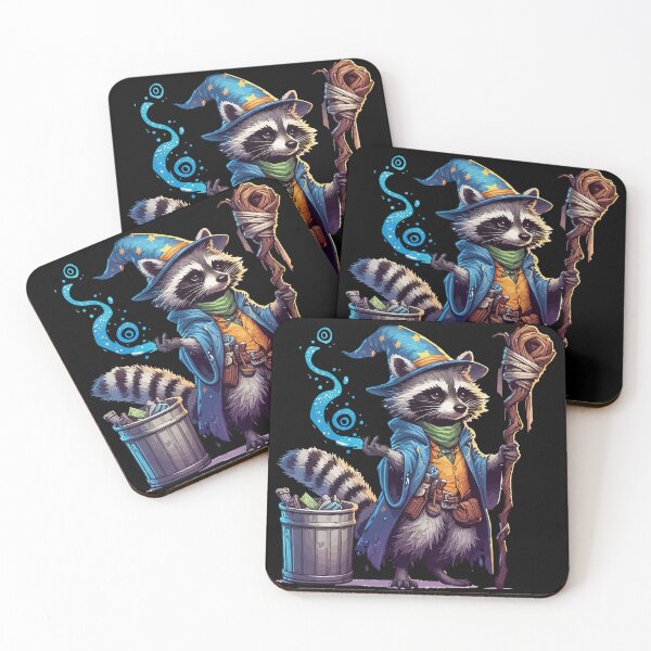 Item preview, Raccoon Trash Wizard designed and sold by TomFrontierArt.