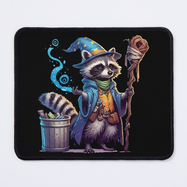Item preview, Raccoon Trash Wizard designed and sold by TomFrontierArt.