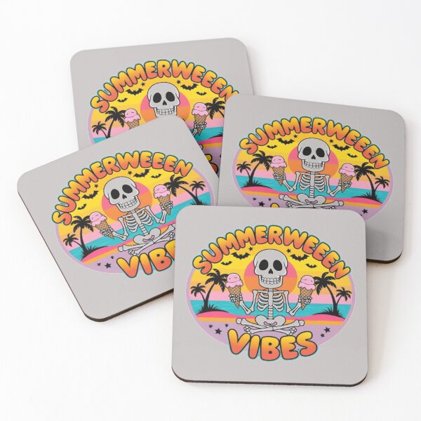 Item preview, Cute Summerween Vibes Skeleton Ice Cream Summer Vacation designed and sold by VividPrints Store (+7k ⭐⭐⭐⭐⭐).