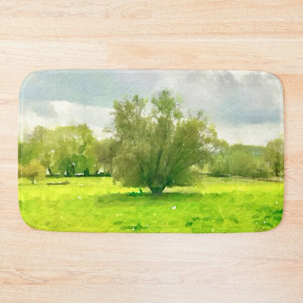 Item preview, Ironwood tree in a field in Burgundy  designed and sold by ricoflinn.