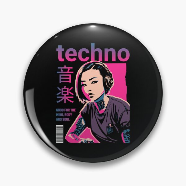 Item preview, Techno Music Dj Life - Japanese Music DJ designed and sold by Urban-Alien.