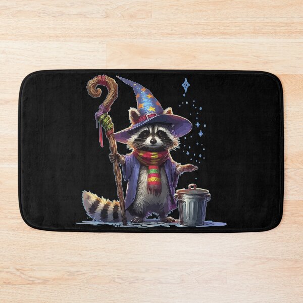 Item preview, Cute Raccoon Trash Wizard designed and sold by TomFrontierArt.