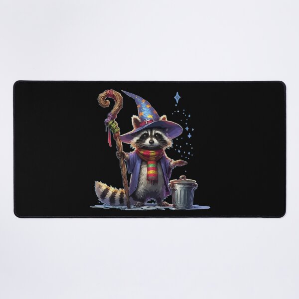 Item preview, Cute Raccoon Trash Wizard designed and sold by TomFrontierArt.