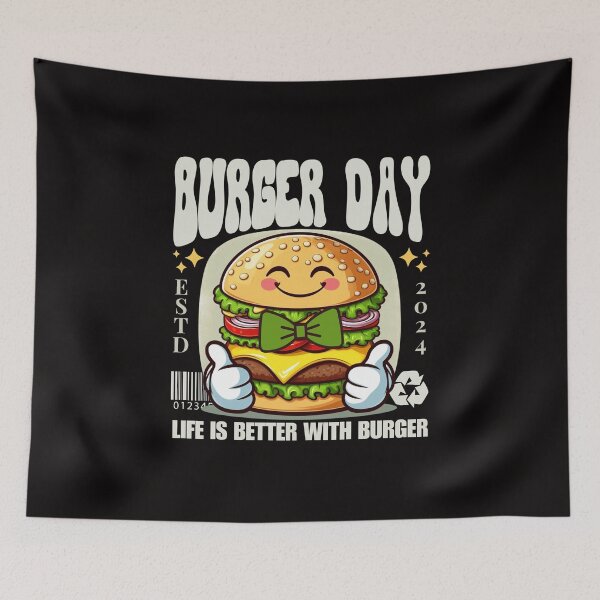 Item preview, Burger day : life is better with burger designed and sold by Peerless-Prime.