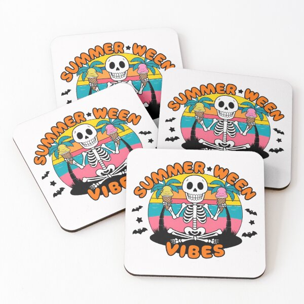 Item preview, Cute Summerween Vibes Skeleton Ice Cream Summer Vacation designed and sold by VividPrints Store (+7k ⭐⭐⭐⭐⭐).