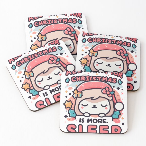Item preview, All I want for christmas is more sleep designed and sold by printerrificart.