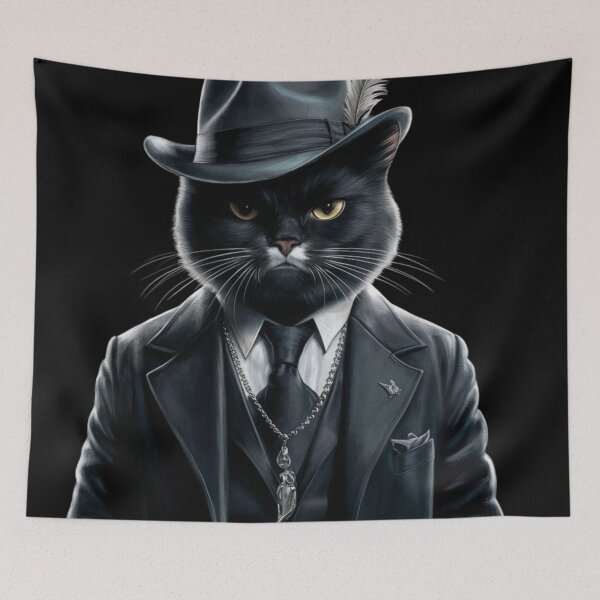 Item preview, Elegant feline gentleman designed and sold by k2r1l1n5.