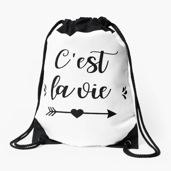 Aperçu de l'œuvre C'est la vie - Paris - Design français Chic créée et vendue par FrenchTouch77.