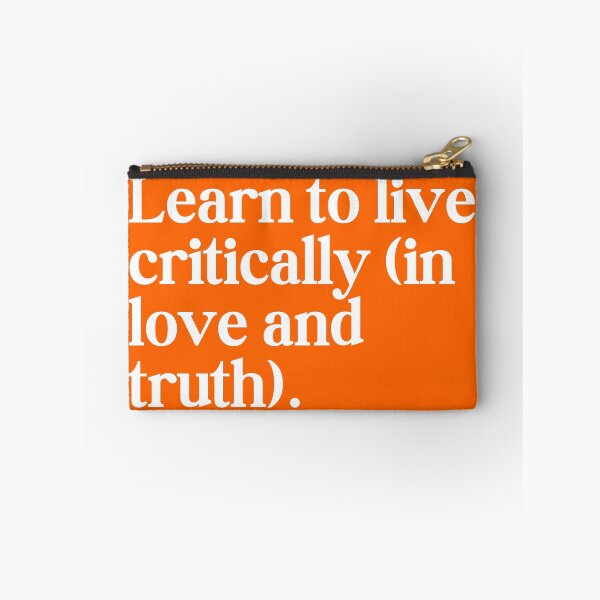 Item preview, Live Critically (In Love and Truth) designed and sold by mysundaymorning.