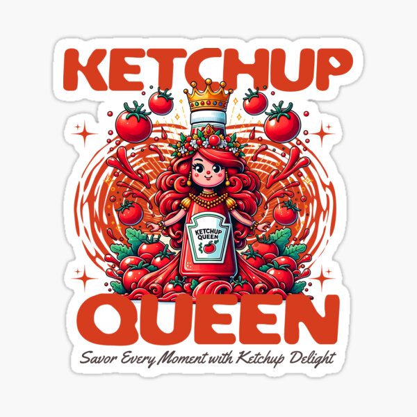 Item preview, Ketchup-Königin designed and sold by LevelUp-GoodVibes.