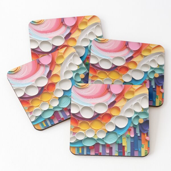 Item preview, Colorful Harmony: Swirls and Shapes in Dynamic Digital Art designed and sold by Gemini Maison Print.