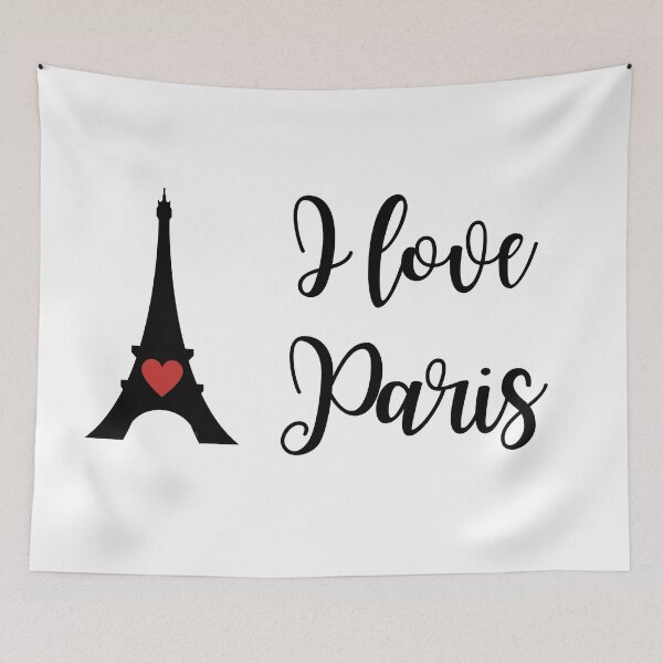 Item preview, I love Paris - Chic French design designed and sold by FrenchTouch77.