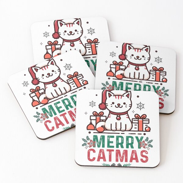 Item preview, Merry Catmas, Merry Christmas designed and sold by printerrificart.