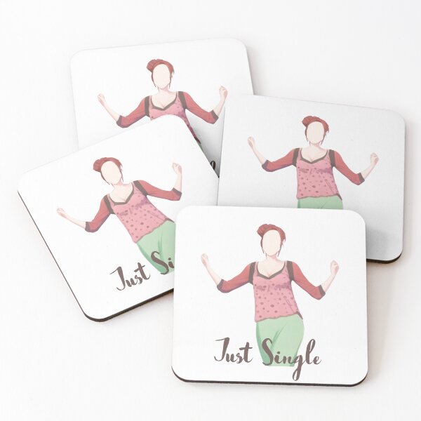 Item preview, Just Single, Newly Single, Divorce Celebration Print designed and sold by Invisible-Cult.