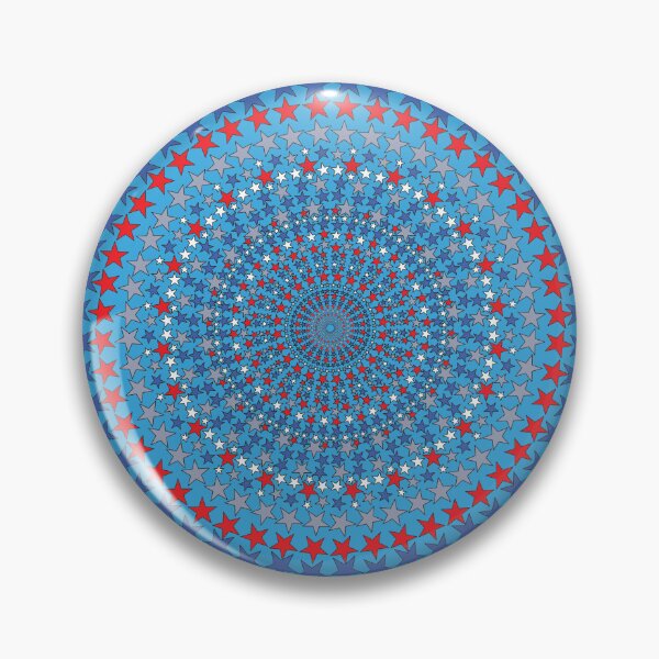 Item preview, Stars Mandala in Red, White and Blue designed and sold by LoveofPeace.