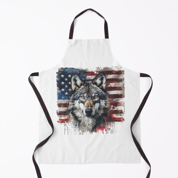 Item preview, Wolf of the Wild - Heart of America designed and sold by TeeworldDeluxe.