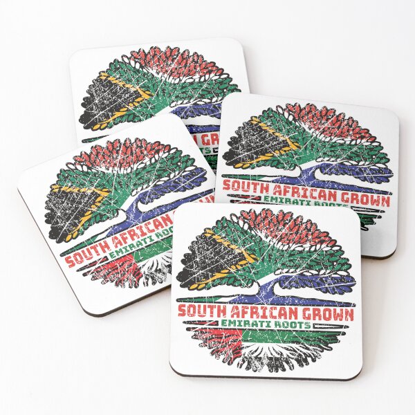 Item preview, United Arab Emirates Emirati South African South Africa Tree Roots Flag designed and sold by FlagX.