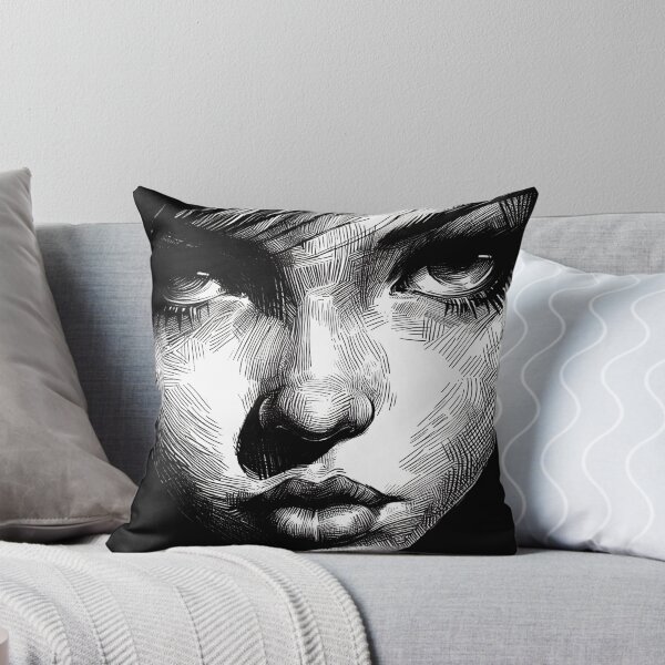 Item preview, Portrait in black pen  designed and sold by Nopasaran-Tsin.