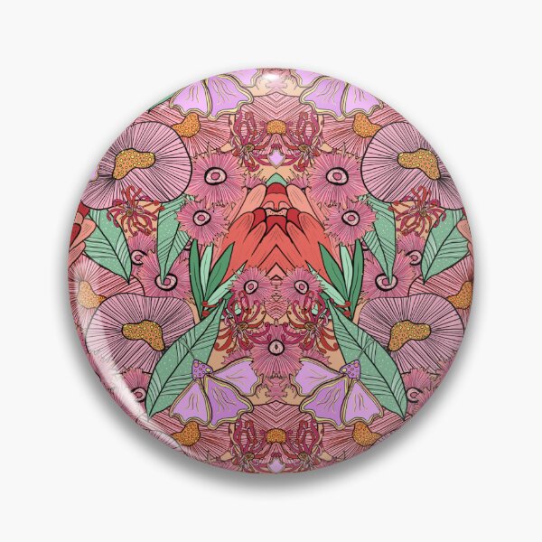 Item preview, 'Gone Bush' Textile Design ft. Proteas, Gum Flowers + Warratahs designed and sold by Venus-in-Virgo.
