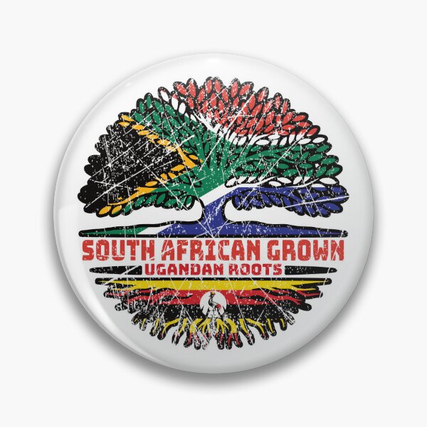 Item preview, Uganda Ugandan South African South Africa Tree Roots Flag designed and sold by FlagX.