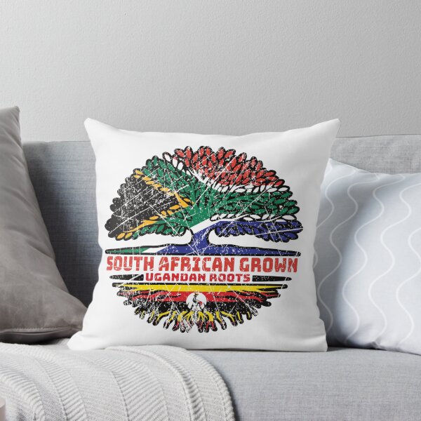 Item preview, Uganda Ugandan South African South Africa Tree Roots Flag designed and sold by FlagX.